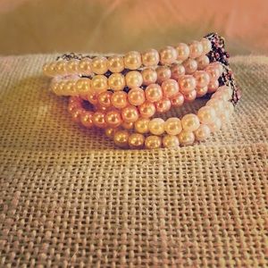 Pink Pearl Necklace